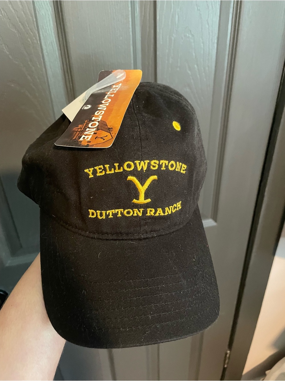 Dutton Ranch Black & Yellow Embroidered Cap
